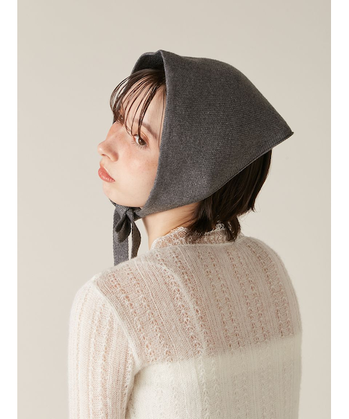 ニットリボンバブーシュカ