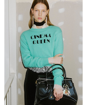 CINEMA QUEEN"ニットトップス