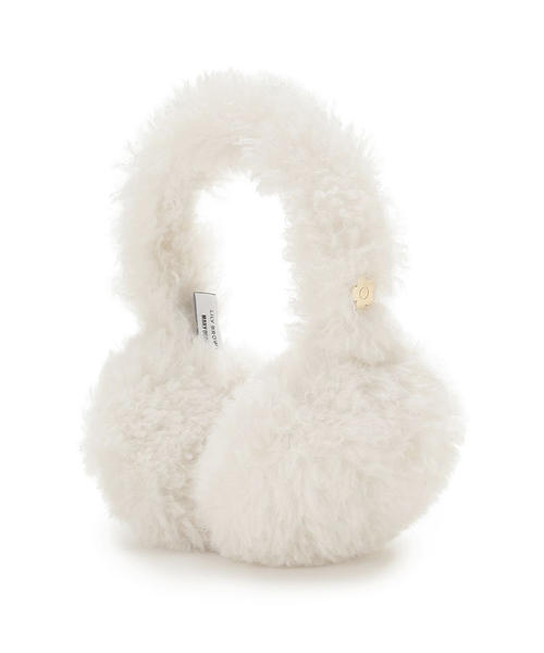 LILY BROWN×MARY QUANT】デイジーモチーフファーイヤーマフラー