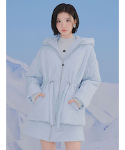 【LILY BROWN×MARY QUANT】デイジー釦キルトダウンミニスカート(Hearts2Hearts着用)