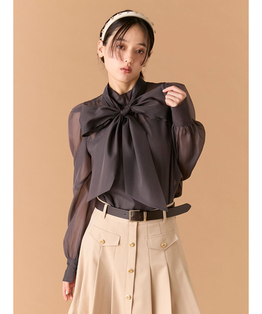 ビックボウタイブラウス(Hearts2Hearts着用)