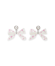 バリエーションフラワープリントピアス