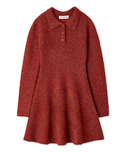 ラメニットワンピース