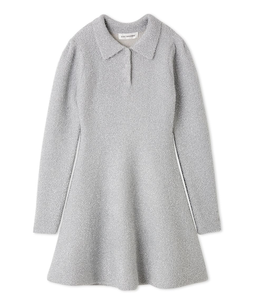 ラメニットワンピース