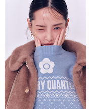 【LILY BROWN×MARY QUANT】ジャガードロゴニットトップス(Hearts2Hearts着用)