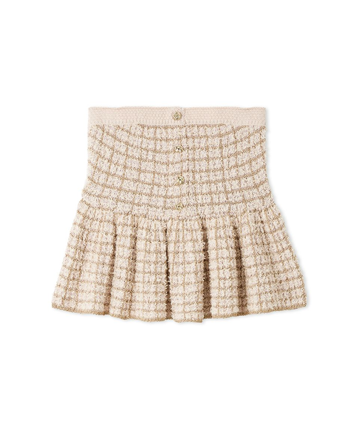 ツイードニットペプラムビスチェ