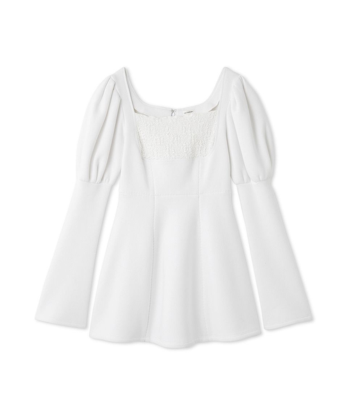 ロココ調スウェットミニワンピース｜リリーブラウンの通販｜&mall