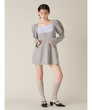 ロココ調スウェットミニワンピース