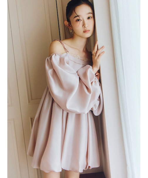 バルーンミニドレス