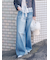 【WEB限定00サイズ】ダブルニーカーブワイドデニムパンツ