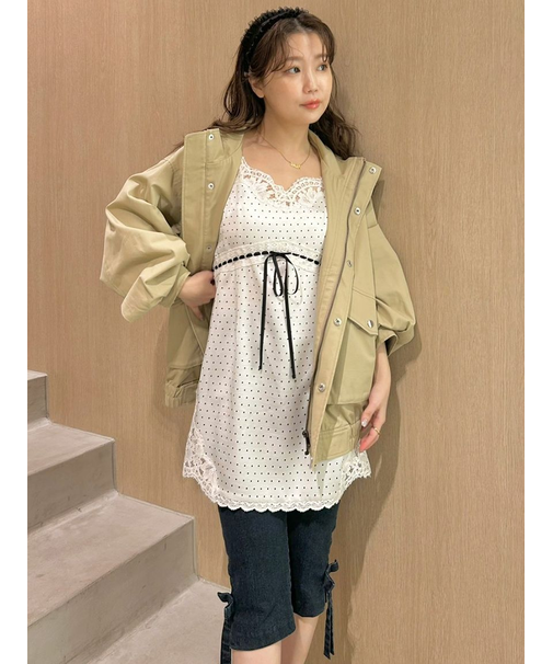 ヴィンテージスリップサテンミニワンピース