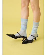 シアーリブハイソックス