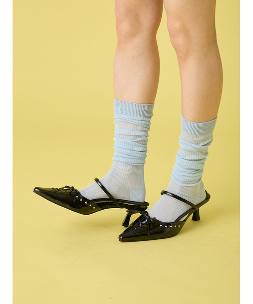 シアーリブハイソックス