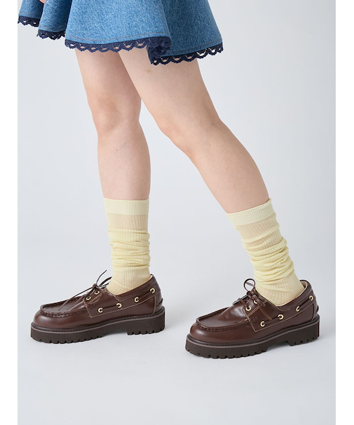 シアーリブハイソックス