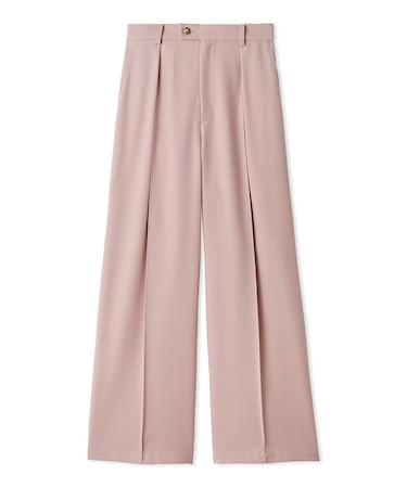 センターラインワイドタックパンツ