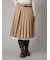ベルト付きレースプリーツスカート
