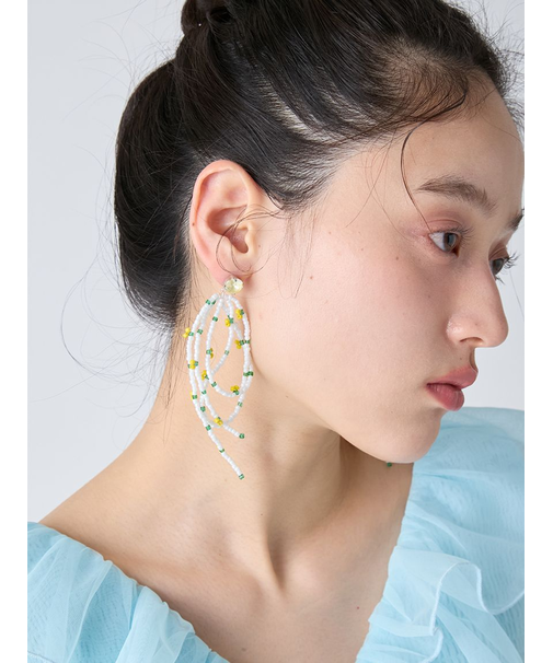 フルーツビーズピアス