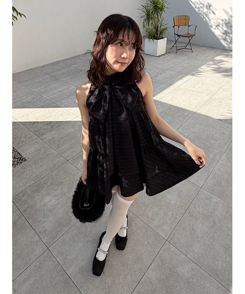 【WEB限定カラー】アメスリティアードブラウス