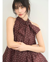 【WEB限定カラー】アメスリティアードブラウス