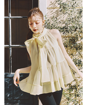 【WEB限定カラー】アメスリティアードブラウス