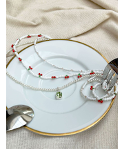 フルーツビーズネックレス