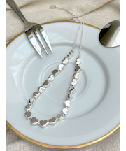 メタルハートチェーンネックレス