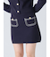 コットンニットミニスカート