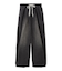 【WEB限定00サイズ】ワイドレッグイージーデニムパンツ