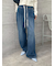 【WEB限定00サイズ】ワイドレッグイージーデニムパンツ