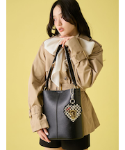 ステッチハンドルバケツバッグ