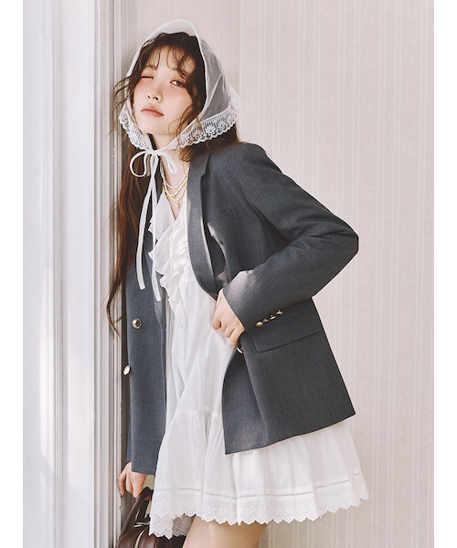 ダブルブレストジャケット｜リリーブラウンの通販｜&mall（アンド