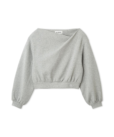 【WEB限定カラー】ドレープオフショルボンディングスウェット