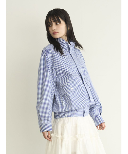 スタンドカラーブルゾン