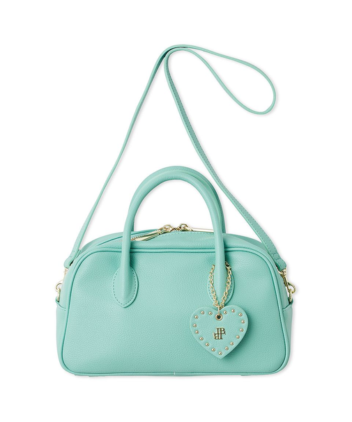 ハートチャーム付きボストンバッグ