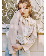 【限定カラー】3wayバブルヘムボウタイジャケット