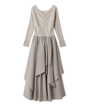 ニットドッキングワンピース