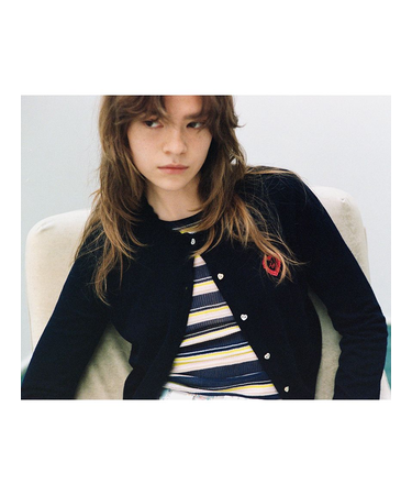 love letterコンパクトニットカーデ