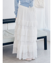 ステップフリルシアースカート