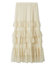 ステップフリルシアースカート