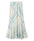 スカーフプリントナロースカート