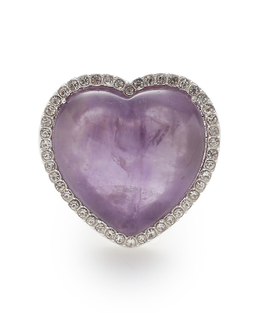 天然石ハートリング