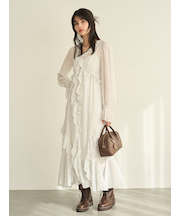 フリルガウンピース