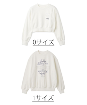 【LILY BROWN×Hearts2Hearts】コラボレーションビジューロゴスウェット