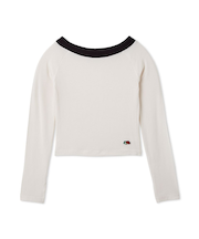 【LILY BROWN Lingerie×FRUIT OF THE LOOM】2wayオフショルダートップス