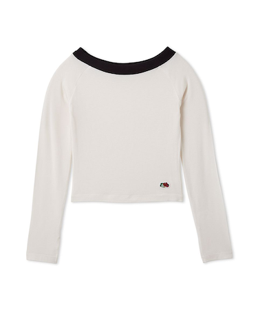 【LILY BROWN Lingerie×FRUIT OF THE LOOM】2wayオフショルダートップス