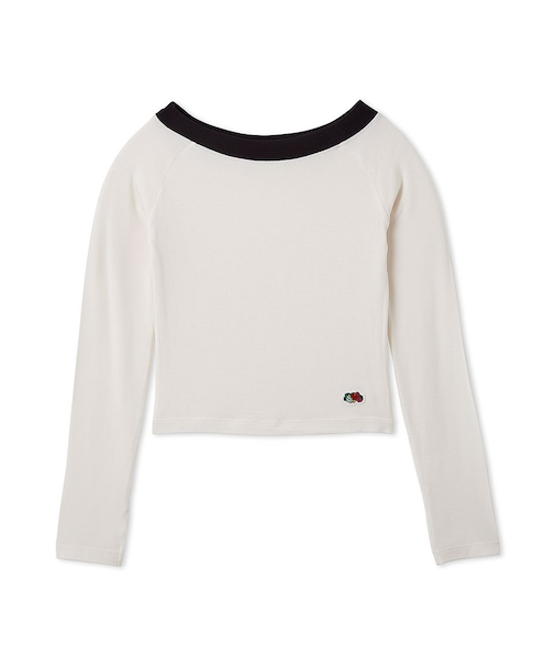 【LILY BROWN Lingerie×FRUIT OF THE LOOM】2wayオフショルダートップス