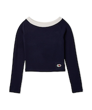 【LILY BROWN Lingerie×FRUIT OF THE LOOM】2wayオフショルダートップス