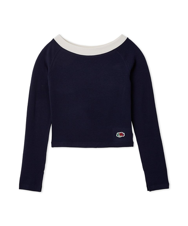 【LILY BROWN Lingerie×FRUIT OF THE LOOM】2wayオフショルダートップス