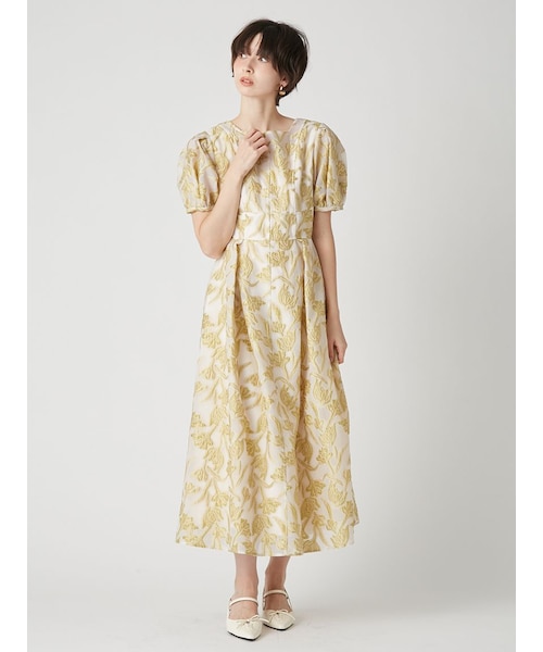 セミシアージャガードドレス｜リリーブラウンの通販｜&mall（アンド