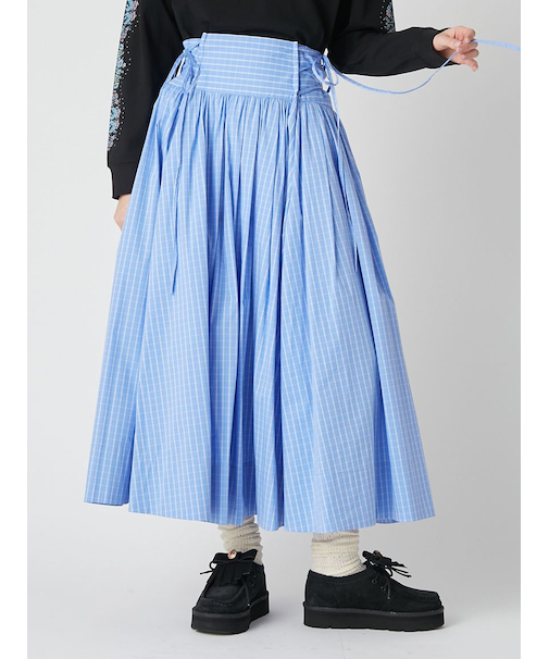 ２wayボリュームシャツスカート